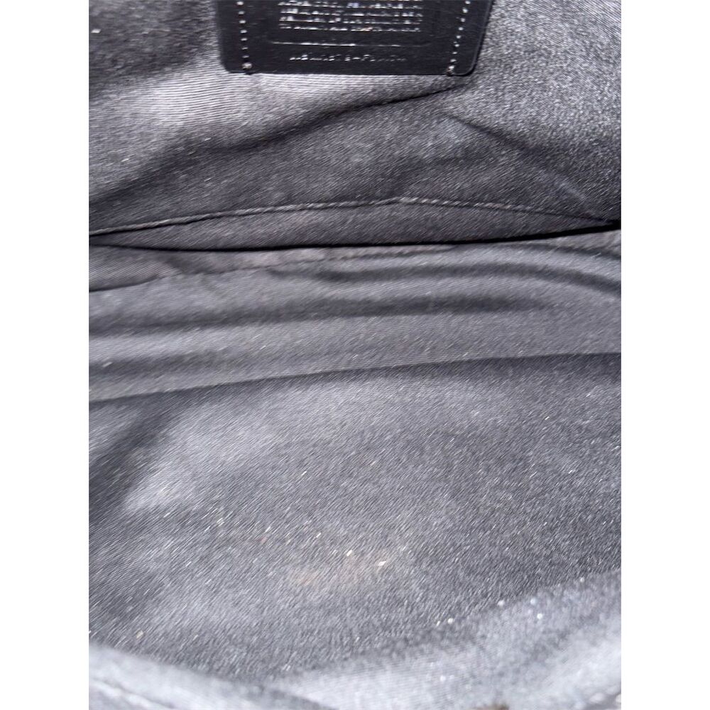 Coach Casey Women's Black Leather Tote Bag - Picture 12 of 15